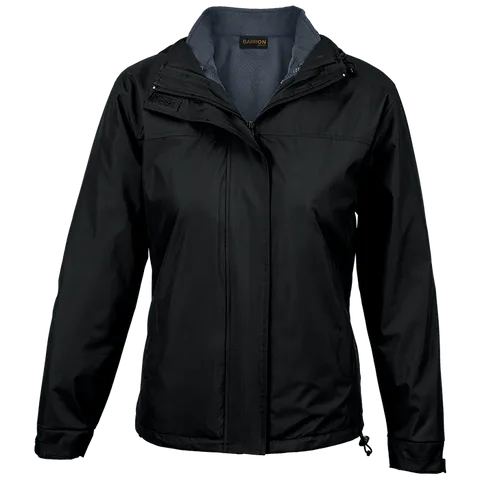 Ladies Nashville 3-in-1 Jacket - Black With Charcoal