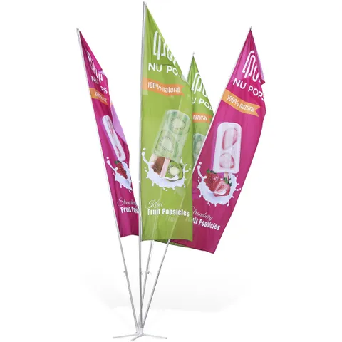 Legend 4 Flag Fountain 6m Large (1m x 4m flags)