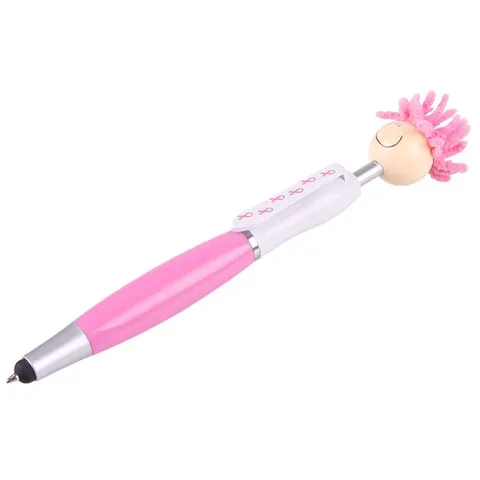 Breast Cancer Awareness Moptopper Pen - Pink