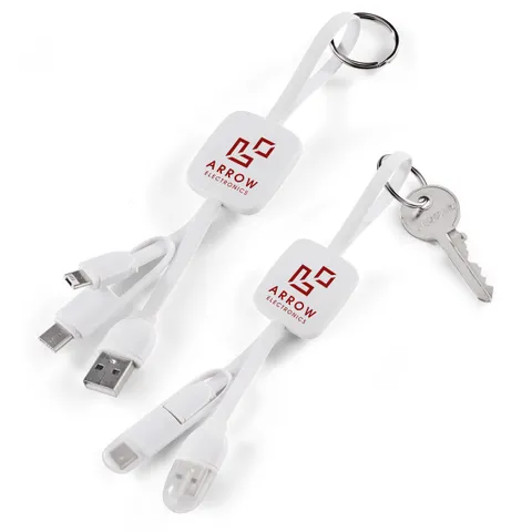 Agility 3-In-1 Connector Cable - Solid White