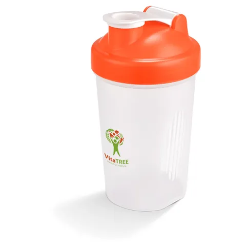 Shake & Burn Protein Shaker - 400ml - Orange
