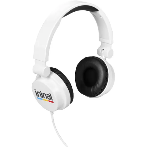 Disco Wired Headphones - Solid White
