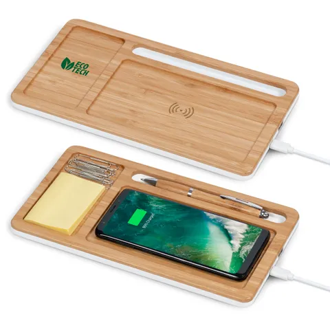 Maitland Desk Organiser With Wireless Charger