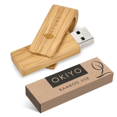 Okiyo Bakemono Bamboo Memory Stick - 32GB