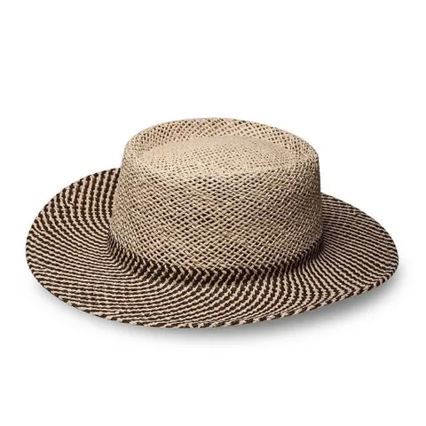 Two-Tone Straw Hat