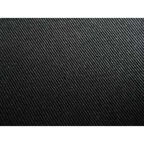 Chino Twill Fabric - Black/Black