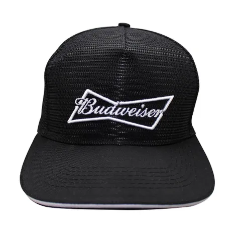 Budweiser Mesh Overlay Trucker - Black