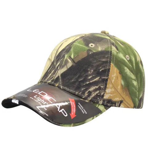 Night Hawk Lighted Cap - Camo