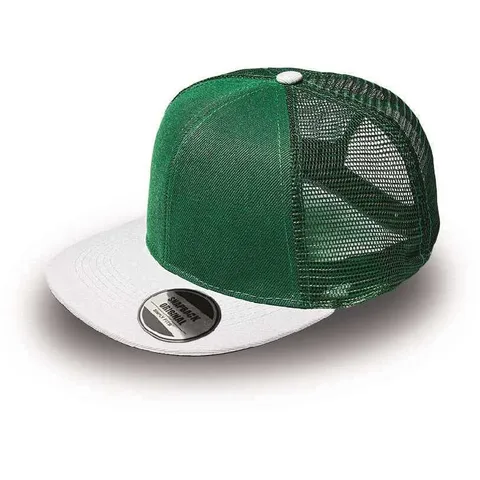Snap Back Mesh  - Emerald/White