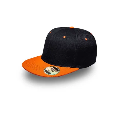 Snapback Two-Tone - Black/Orange