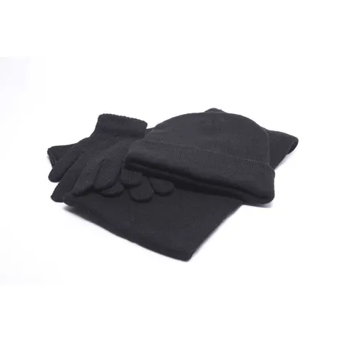 Kiddies Knitted Set  - Black