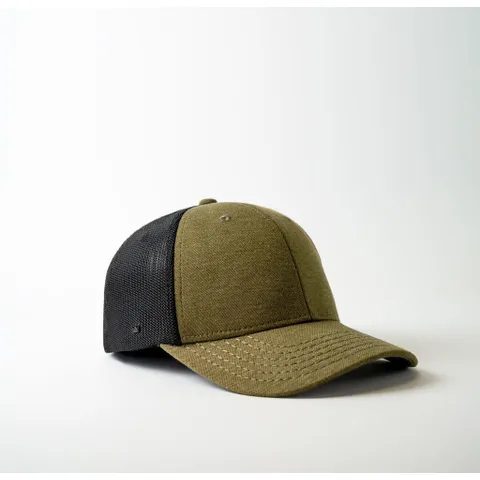 Uflex 6 Panel Fitted Trucker - Army Green