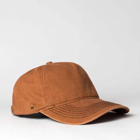 Uflex Vintage 5 Panel Strap-Back - Brown