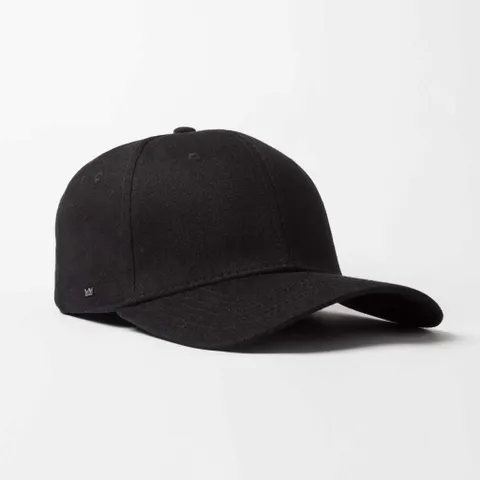 Uflex 6 Panel Curved Peak Snapback - Black