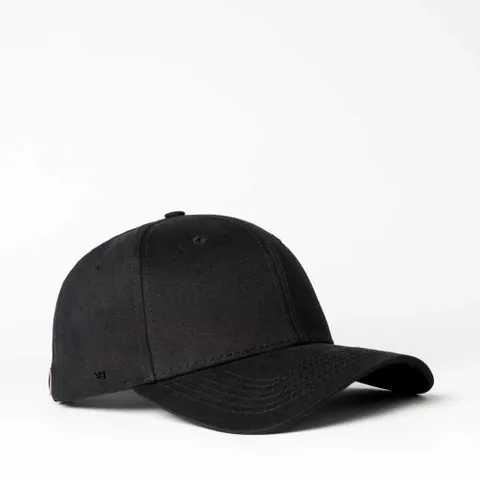 Uflex Old School 6 Panel Strap-Back  - Black