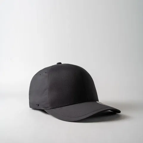 Uflex Edge Bonded 6 Panel Fitted Baseball Cap - Black