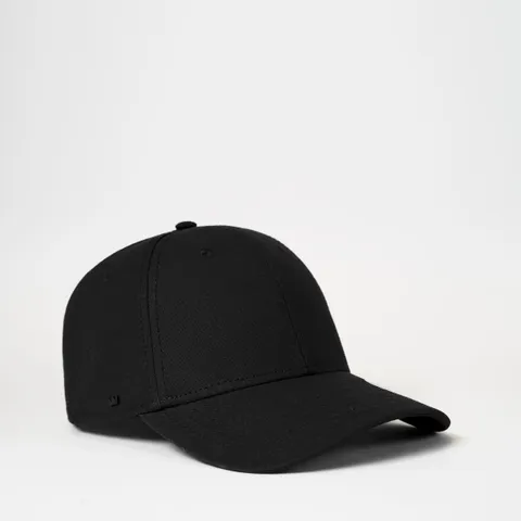 6 Panel Snapback Cap - BLACK