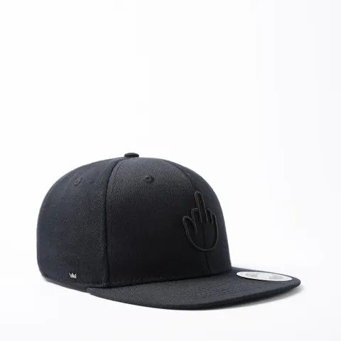 Uflex Zap Flat Peak  - Black