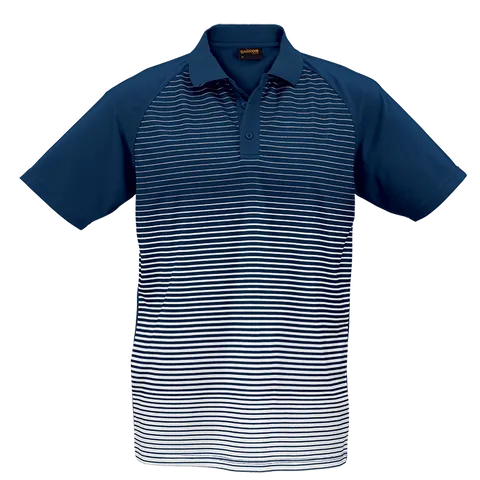 Mens Apollo Golfer - Navy With White