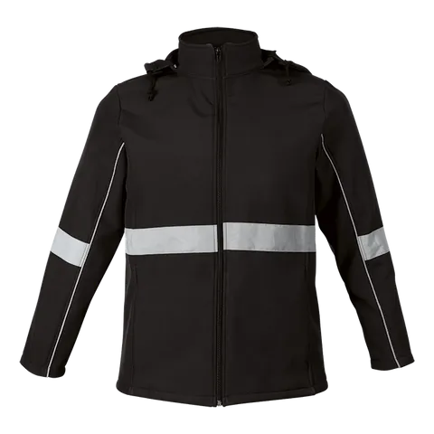 Axis Soft Shell Reflective Jacket - Black