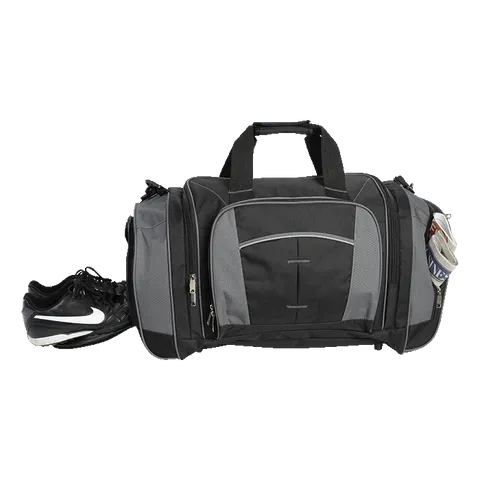 Multi Pocket Sports Bag - Black