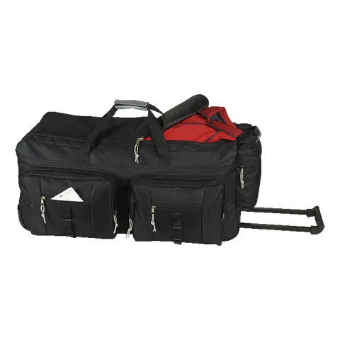 Dual Front Pocket Rolling Travel Duffel