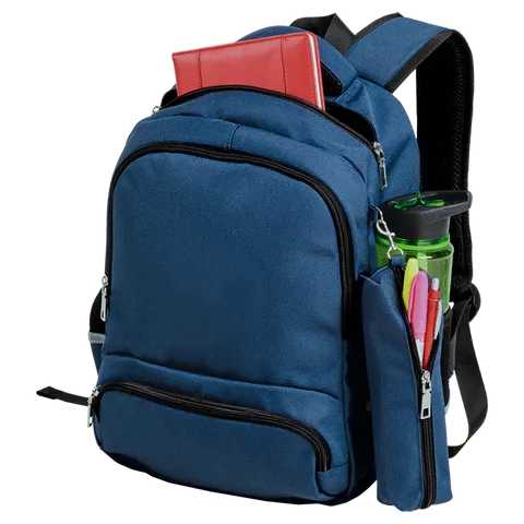 Waterproof Student Backpack - Burgundy