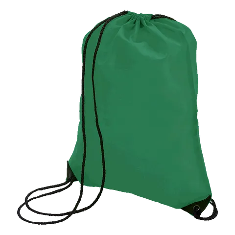 Drawstring Bag With Black Corners