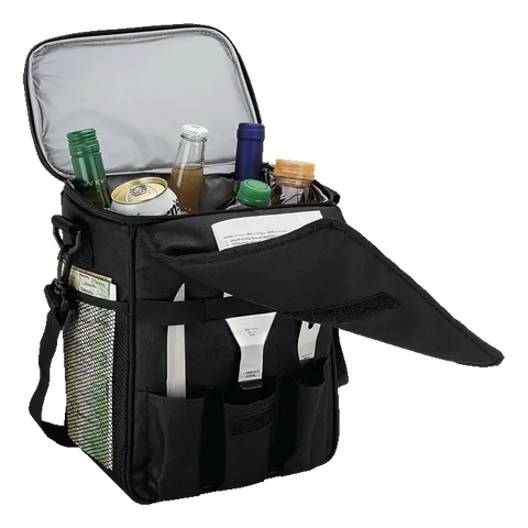 Cooler and BBQ Set - Black