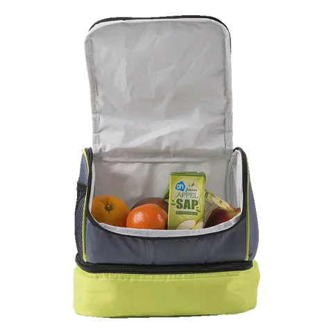 Two Tone Double Decker Lunch Cooler - Orange