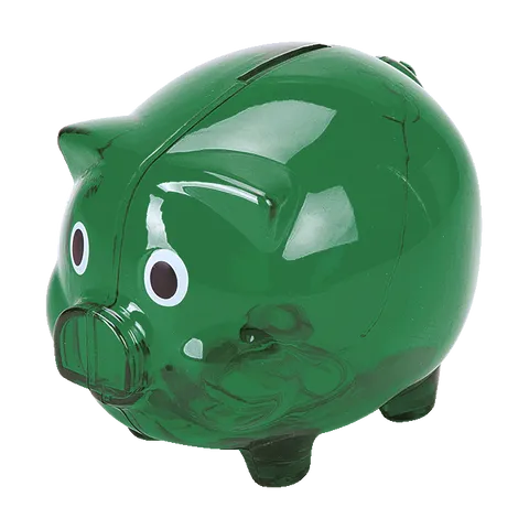 Plastic Piggy Bank