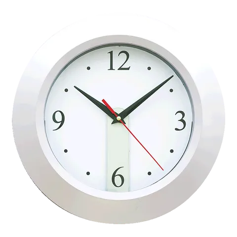 Hanging Wall Clock (BD0084) - Silver