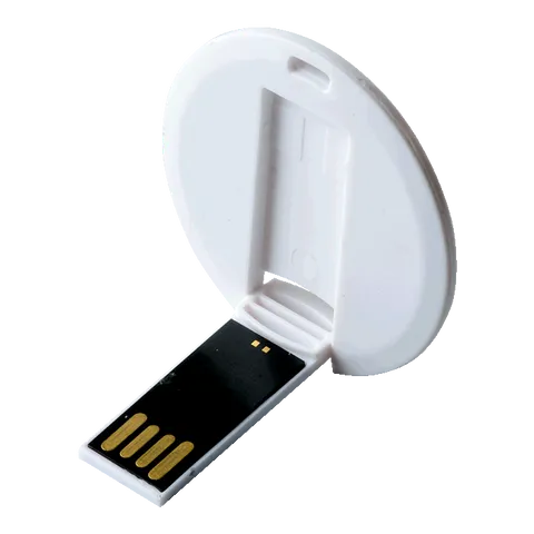 8GB Disk Style USB - White
