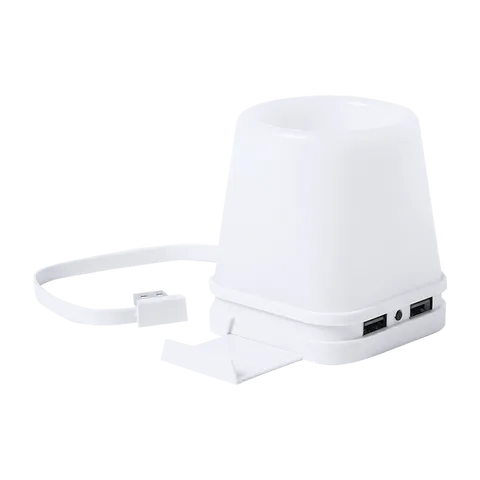 Belind USB Hub Pencil Holder - White