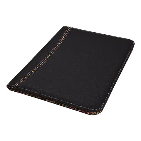 Tribal Stripe A4 Folio - 40 Pages - Black