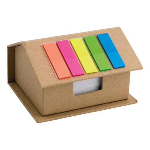 House Shaped Card Memo Holder - Brown