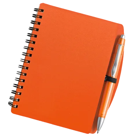A6 Spiral Notebook and Pen