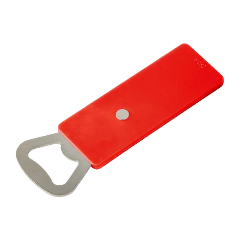 Bottle Opener with Magnet - Black