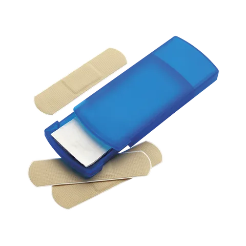 5 Plasters in Plastic Case - Yellow