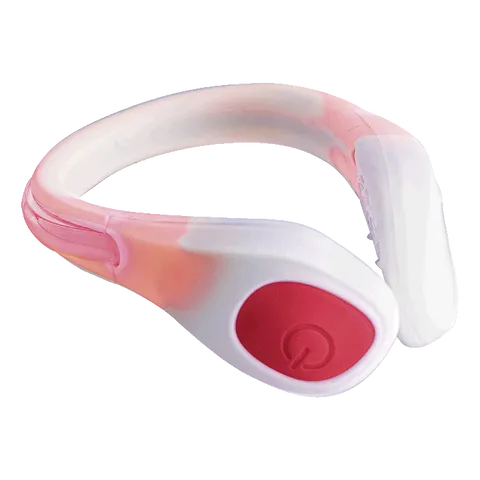 Flashing Ankle Band - White With Red