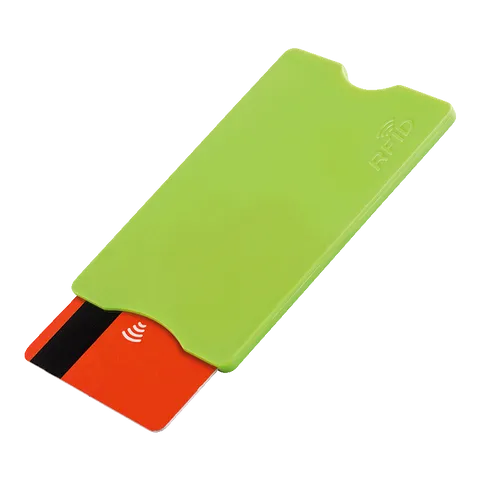 Plastic Card Holder with RFID Protection