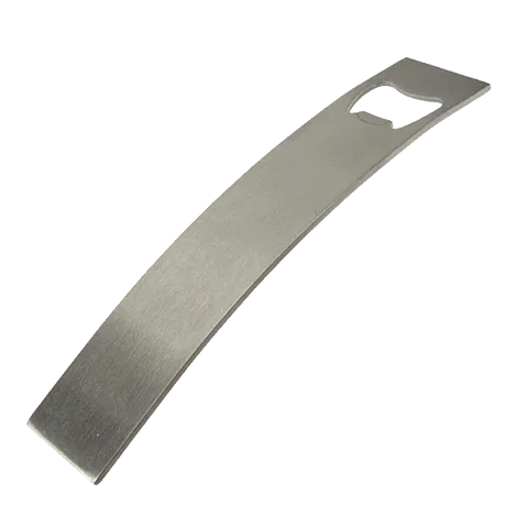 Arched Shape Stainless Steel Bottle Opener - Silver
