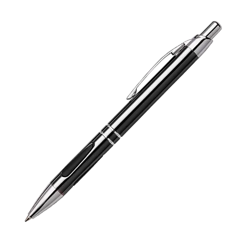 Metal Ergonomic Grip Ballpoint Pen