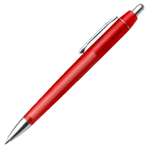 Ballpoint Pen with Coloured Translucent Barrel - Black