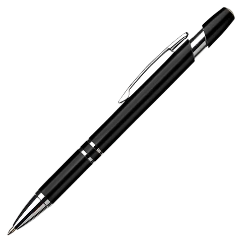 Dual Ring Metallic Ballpoint Pen