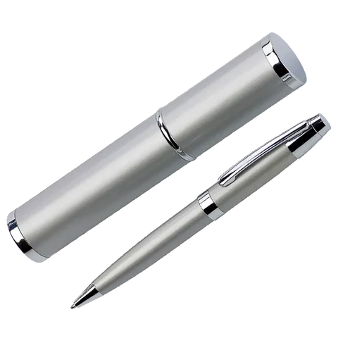 Metal Ballpoint Pen in Matching Tube