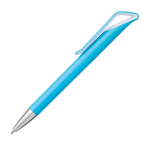 Coloured Barrel Geometric Swan Shaped Ballpoint Pen