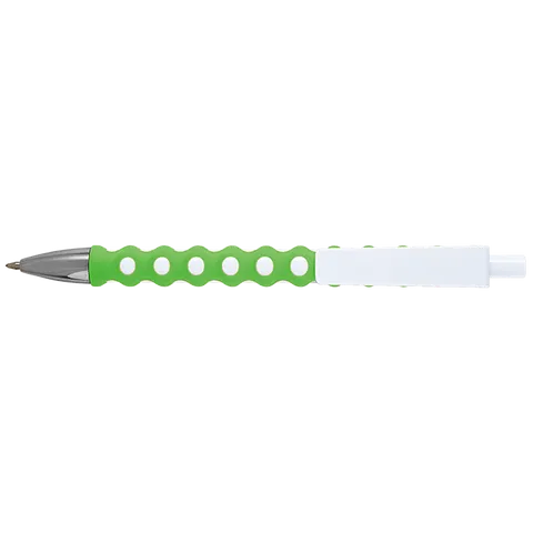 Crisscross Grip Ballpoint Pen - Red