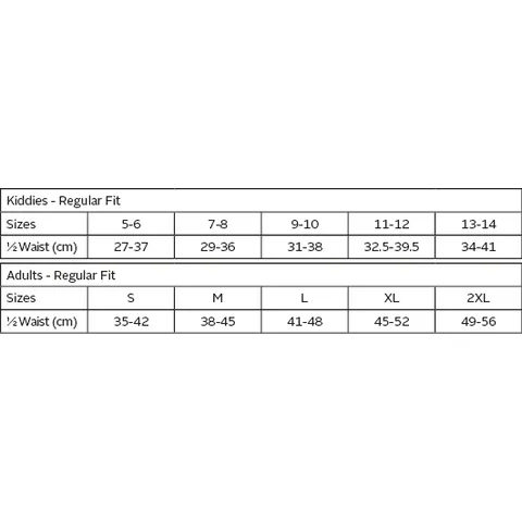 303222 sizing