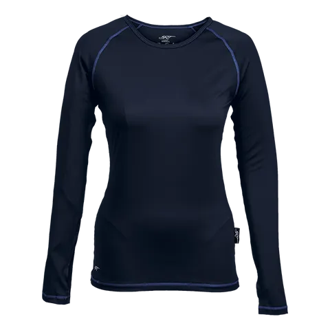 BRT Ladies Signature Long Sleeve Top - Navy
